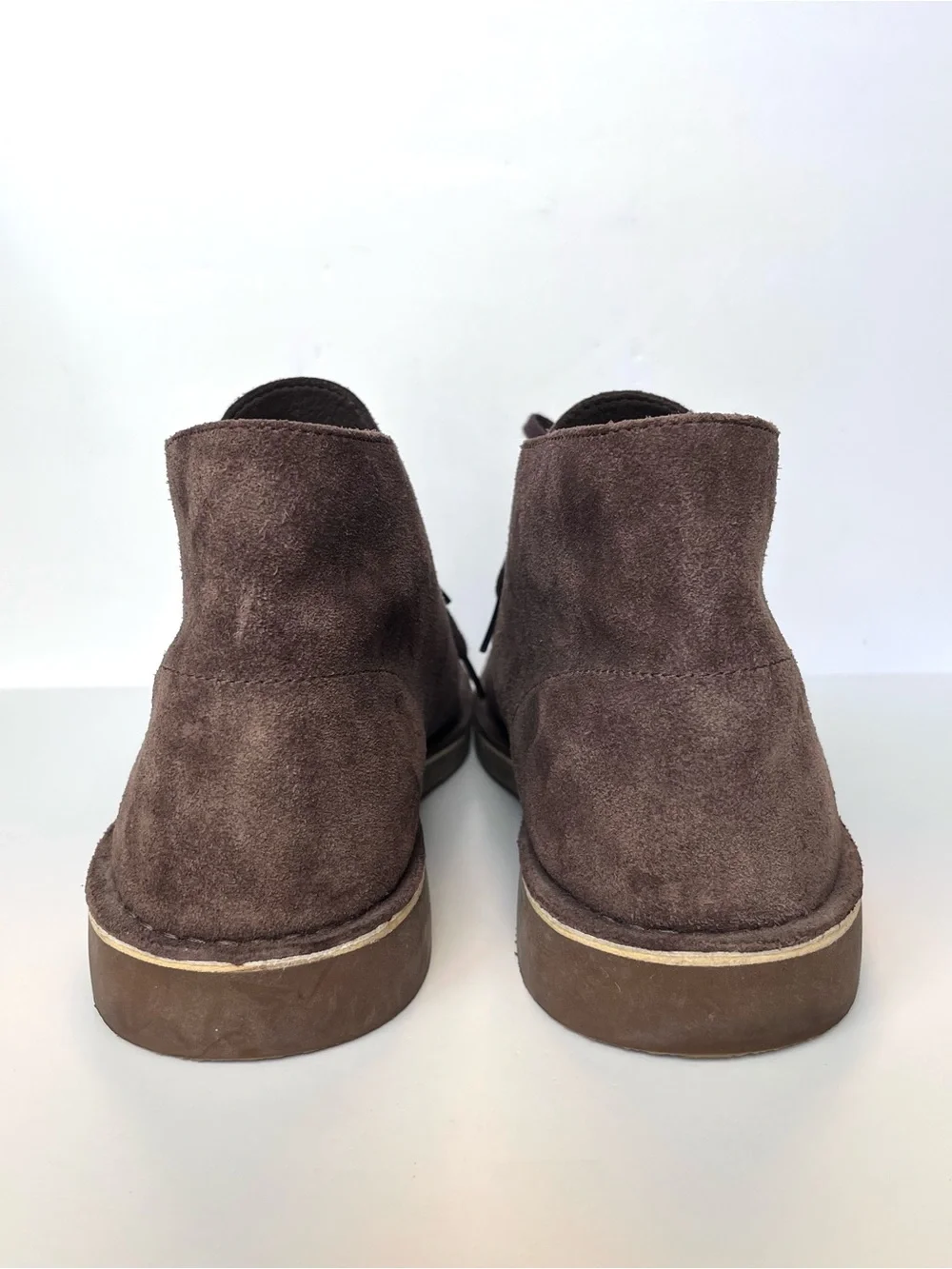 CLARKS Originals Desert Boot Bushacre 2 Chukka Brown Suede Men's Size 9.5 M